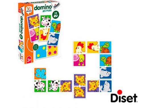 Jogo diset educativo domino animais , Diset , 152427 , 8410446689561